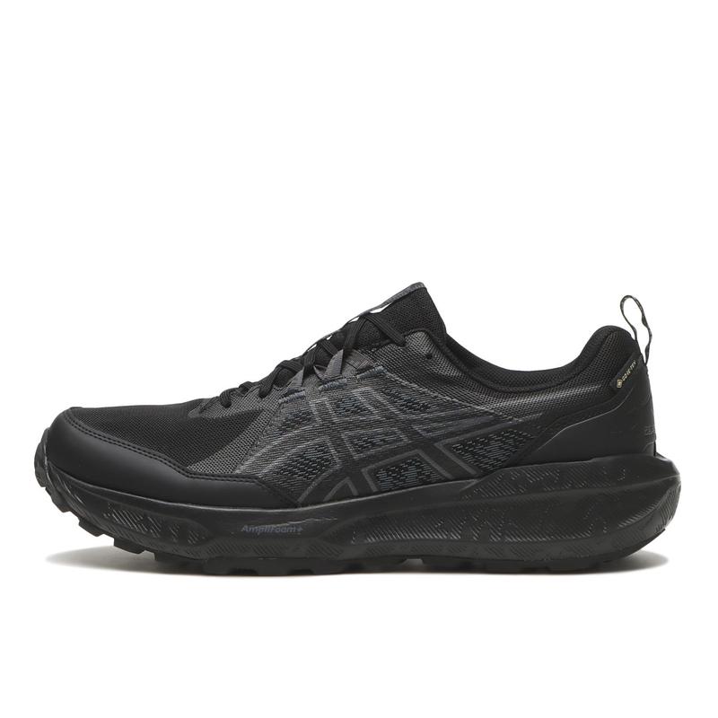 亚瑟士(ASICS)男士跑步鞋防水透气GTX科技运动休闲鞋黑灰拼色潮流