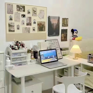维诺亚毛毡版墙贴照片墙免打孔留言板软木板挂墙展示板墙面装饰自粘