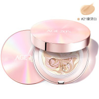 AGE20'S爱敬气垫bb霜 水粉霜持久保湿遮瑕膏 粉底/遮瑕全能气垫粉盒12.5g*2 21#象牙白