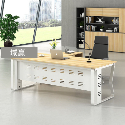 域赢办公桌经理桌电脑桌职员桌现代简约写字桌老板桌主管桌1.6m