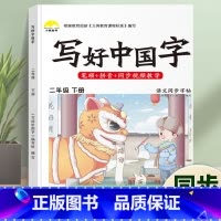 二年级下册 [正版]抖音同款小学生写好中国字一年级字帖练字二年级上册练字帖三四五六年级下册语文同步字帖人教版正楷临摹硬笔