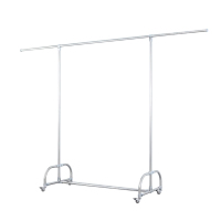 翌嘉YJ-C3-304 304不锈钢晾衣架移动伸缩单杆式晒衣架 不可升降高度款 1200*520*1650