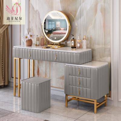 北欧梳妆台卧室轻奢 现代简约化妆桌小户型ins风化妆台女欧式