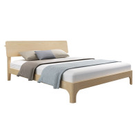 臻远北欧实木床ZY-ST-G141300*1500*2000原木色