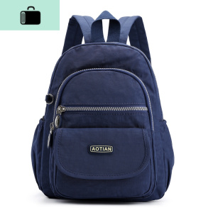 中老年人女士老人牛津布轻便迷你小双肩包轻便旅游妈妈帆布小背包NEW LAKE