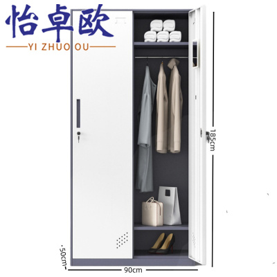 怡卓欧办公柜二门更衣柜个
