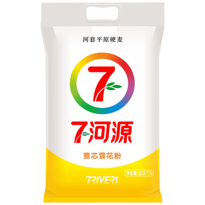 七河源麦芯雪花粉2.5kg 高筋面粉