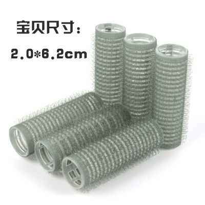 发根蓬松神器头顶蓬松发卷自粘卷发器洛滑懒人神器卷发筒中号2.0厘米6个装（颜色随机）