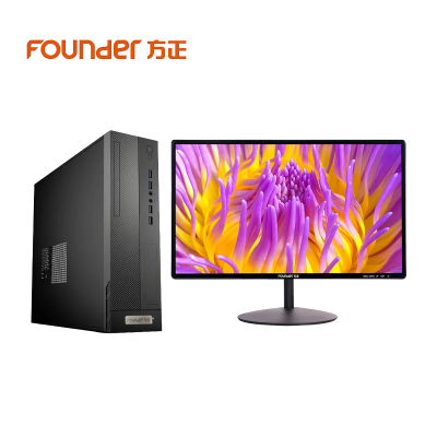方正(Founder)国产台式机电脑1升(PHZ1072A)兆芯KX-U6780A八核/8G/512G固态/21.5英寸显示器