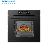 老板(Robam)小贝果D2P微蒸烤炸炖蒸烤箱一体机嵌入式 幻彩屏搪瓷家用微波炉77L自清洁CQ9878A