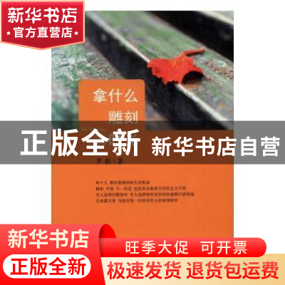 正版 拿什么雕刻时光 罗毅著 中国文联出版社 9787519021788 书籍