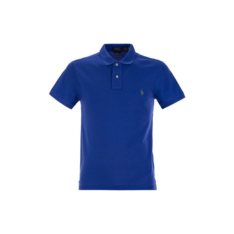 Polo Ralph Lauren立体纹路透气Polo衫男短袖商务休闲polo衬衣