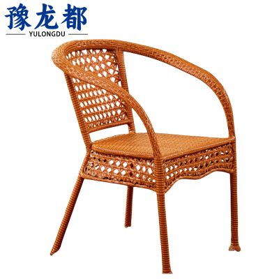 豫龙都藤椅1号把
