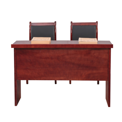 会议桌双人条桌简约现代培训桌长桌油漆条形桌会议室办公桌