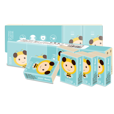 手帕纸巾小包装竹浆无香面巾餐巾纸随身带可湿水卫生抽纸迷你批发10包*3条共30包-