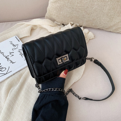 NEWLAKE高级感包包洋气女包2020新款潮韩版百搭斜挎包菱格链条时尚小方包女斜挎包