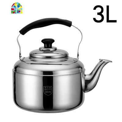 304不锈钢加厚烧水壶鸣笛家用茶壶燃气电磁炉煲水壶煤气开水壶 FENGHOU 特厚304烧水壶4升