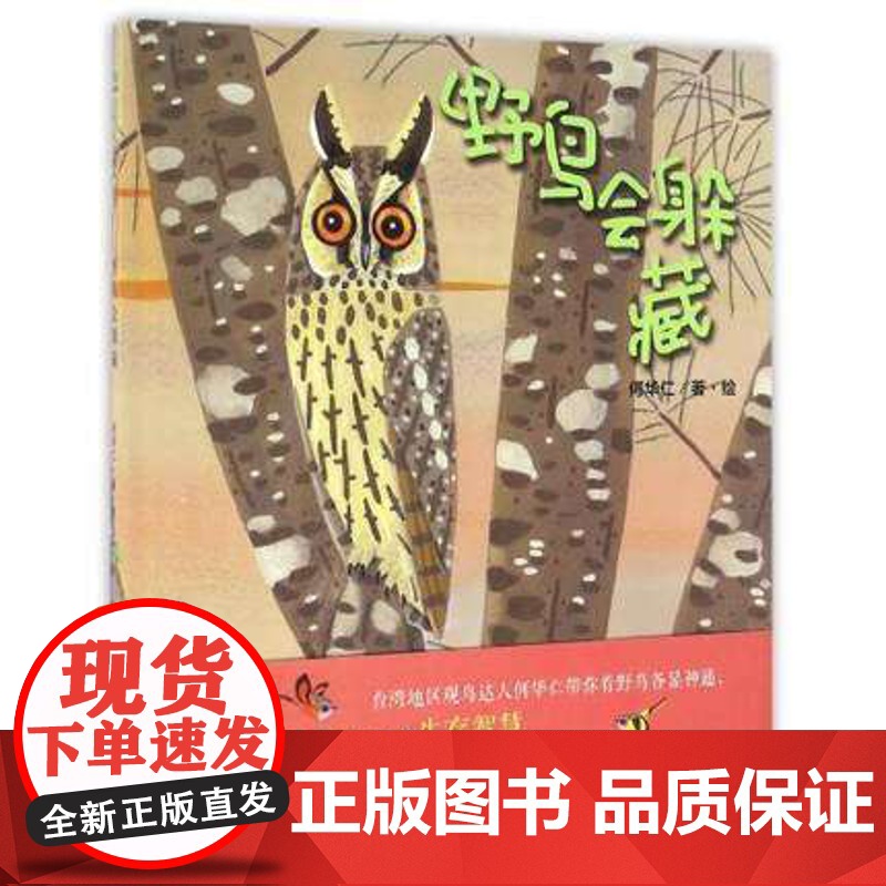 魔法象.图画书王国•野鸟会躲藏 何华仁 著绘 著作 绘本/图画书/少儿动漫书少儿 正版图书籍 广西师范大学出版社