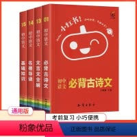 [语文]全册4本 初中通用 [正版]天天向上 小红书初中全套英语语法单词语文古诗背诵政治历史初中数学初一二三复习资料知识