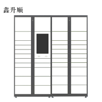 鑫升顺智能快递柜小区快递自提柜派件柜室外寄存柜信报箱储物柜一主一副39格