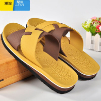 聚范夏季凉拖鞋男士厚底防滑居家用轻便室内外穿泡沫底沙滩拖鞋秋