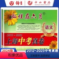 灿烂在六月 中考真卷 语文 上海 [正版]2024年版 灿烂在六月 中考语文真卷 上海市历年中考语文真题试卷集含答案 中