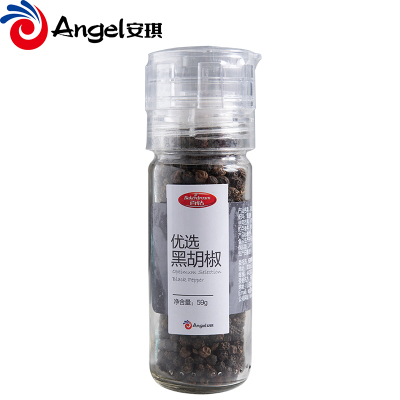 百钻优选黑胡椒家用烤肠汤汁牛排方便面调料烘焙原料带研磨器59g烘焙原料烘焙食品家庭烘焙百钻优选黑胡椒59g