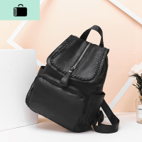 软皮双肩包女小背包2020年新款韩版百搭时尚运动风大容量简约潮流NEW LAKE