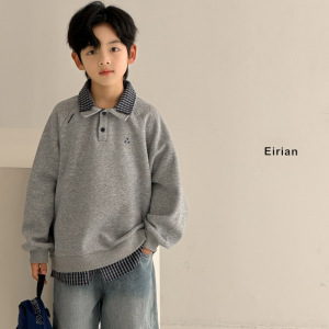 男童POLO衫卫衣春秋款2026新款男孩痞帅潮内搭儿童装春装长袖上衣