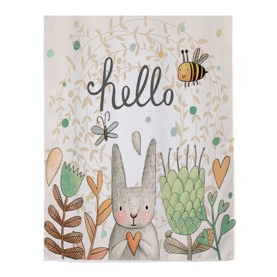 家柏饰(CORATED)窗帘免打孔安装遮光宿舍学生卧室简易出租房用出租屋魔术贴小窗帘爱心小兔宽1.0X高1.2一片