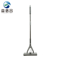 森倍合 海绵拖把胶棉拖把对折挤水拖把 33cm/把