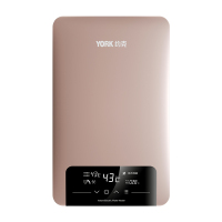 约克(YORK)即热式电热水器YK-G1A-88恒温变频速热家用小型大水量免储水热水器8.8KW