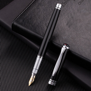 HERO英雄钢笔美工笔弯尖钢笔501-1书法练字签字笔 美工笔黑色