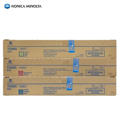柯尼卡美能达 TN228三色高容墨粉套装(红黄青)适用于bizhub C226i/C286i机型 单位:套