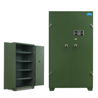 格具(GEJU) 加厚金属存储柜器械保管柜密码锁军绿色存放柜内五层军绿色长长1,1*高1.8米弹药柜