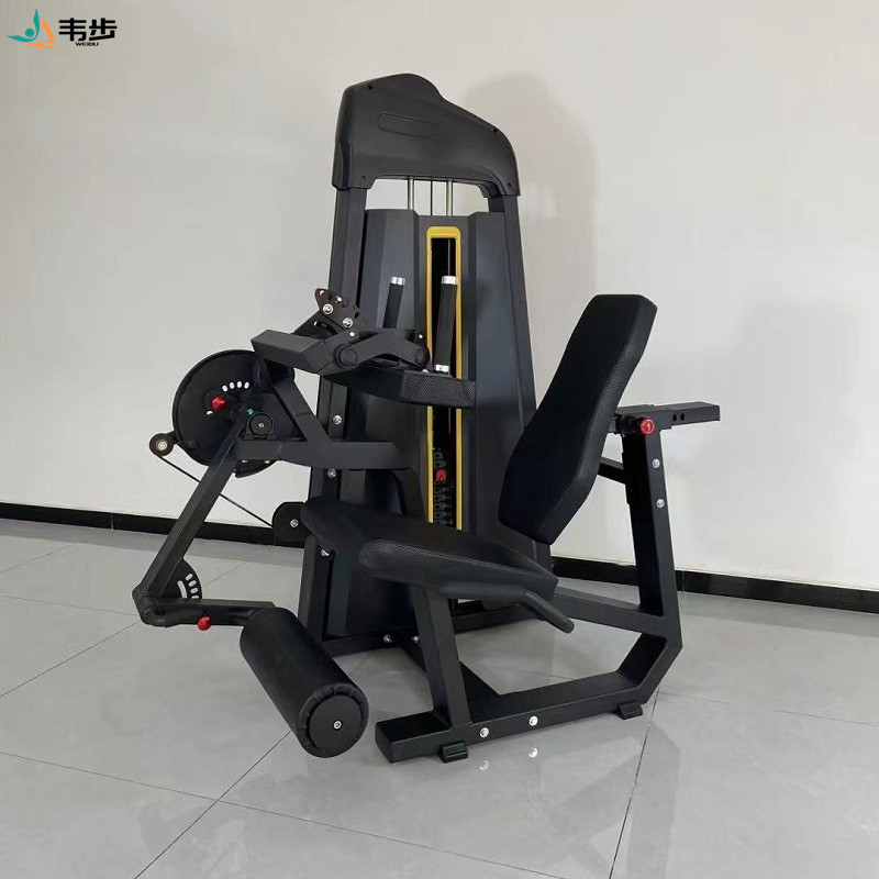 韦步EM1017商用坐姿式后勾腿腿部弯举腿部屈伸下压伸展器械