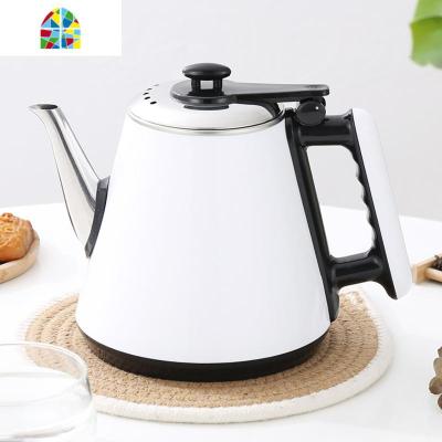 全新升级 茶吧机配套防烫手包胶壶电热茶炉304单个烧水壶茶具配件 FENGHOU 白色2食品级包胶大三环