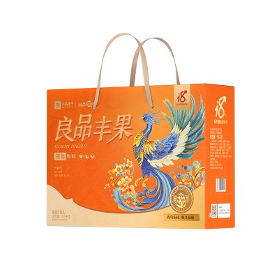 良品铺子甄选丰果礼果零食滋养饼干腊味礼盒1500g