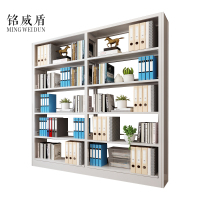 铭威盾钢制书架置物架图书馆单双面书店阅览室学校档案架资料架落地铁架