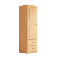 苏宁 质凡 实木衣柜儿童抽屉家用衣橱卧室单门衣橱/ZF-YG004/500*500*1800