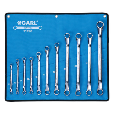卡尔 航空级全抛光双梅花扳手组套