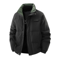 冬季新款保暖羽绒服男可二开新款加厚潮流立领男士百搭面包服外套