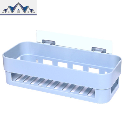 厨房置物架免打孔壁挂式洗漱架家用卫生间浴室厕所吸盘墙上收纳架 三维工匠