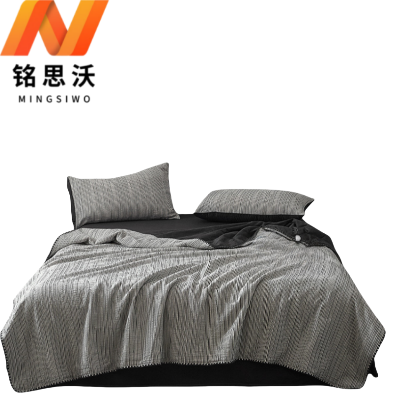 铭思沃三件套200*230cm床 黑条纹 套