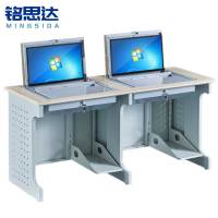铭思达翻转电脑桌双人位张