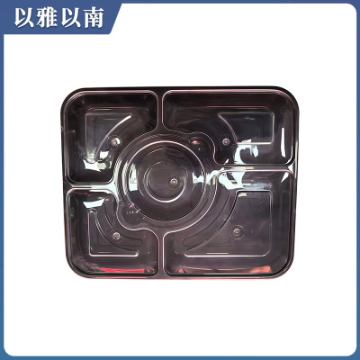 以雅以南 一次性餐盒五格 1200ml/箱