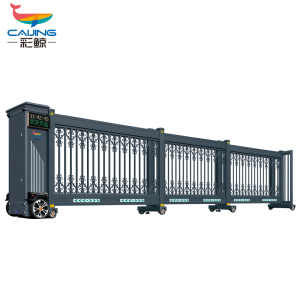 CJ-ZDM1010智能电动段滑门平移门工厂单位电动大门分段直线门
