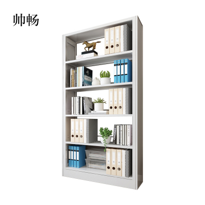 帅畅钢制书架置物架图书馆单双面书店阅览室学校档案架资料架