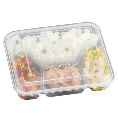 美威能 一次性四格餐盒 四格/个