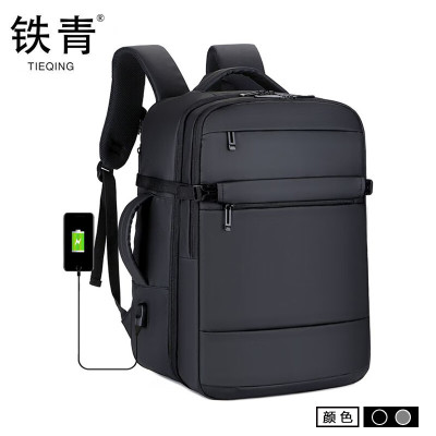 铁青防水大容量商务旅行背包D5 个